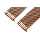 Edelwolle MESH/Milanese óraszíj, rosegold, 18mm