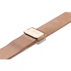 Edelwolle MESH/Milanese óraszíj, rosegold, 22mm