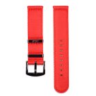 Edelwolle prémium kétrészes Nato óraszíj, piros, 20mm