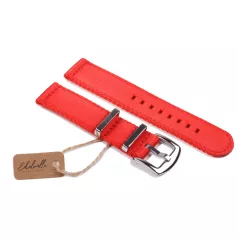 Edelwolle prémium kétrészes Nato óraszíj, piros, 22mm