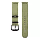 Edelwolle prémium kétrészes Nato óraszíj, military zöld, 22mm