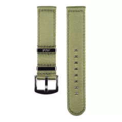   Edelwolle prémium kétrészes Nato óraszíj, military zöld, 22mm