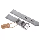 Edelwolle prémium kétrészes Nato óraszíj, szürke, 18mm