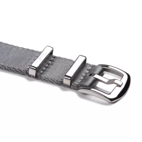 Edelwolle prémium kétrészes Nato óraszíj, szürke, 20mm