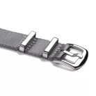 Edelwolle prémium kétrészes Nato óraszíj, szürke, 22mm