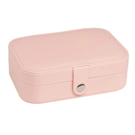 EDELWOLLE BŐR ÉKSZERTARTÓ DOBOZ, PINK