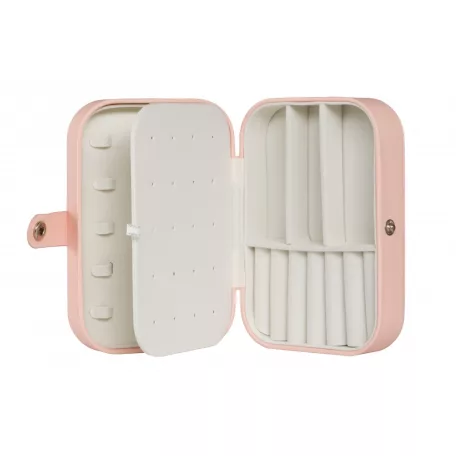 EDELWOLLE BŐR ÉKSZERTARTÓ DOBOZ, PINK