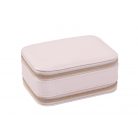 EDELWOLLE BŐR ÉKSZERTARTÓ DOBOZ, RÓZSASZÍN