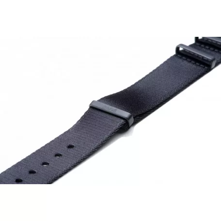Edelwolle Black prémium Nato óraszíj, fekete, 18mm
