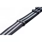 Edelwolle Black prémium Nato óraszíj, fekete/szürke, 22mm