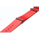 Edelwolle Black prémium Nato óraszíj, piros, 22mm