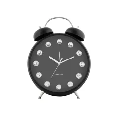 Karlsson Glam Diamonds XL ébresztőóra - KA6019BK