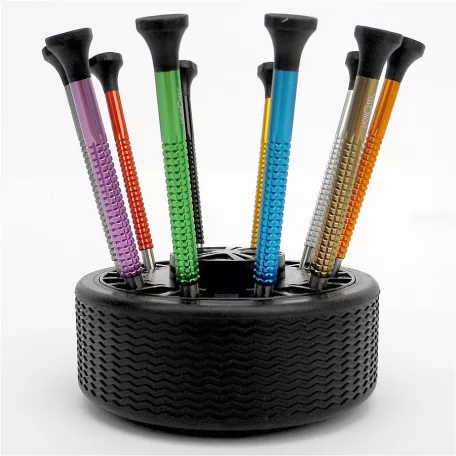 Horotec órás csavarhúzó szett forgóállványon 10 darabos - Swiss Made