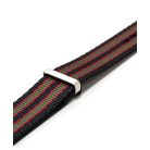 WB Original prémium Nato óraszíj, fekete/piros/zöld, 22mm