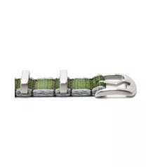 WB Original prémium Nato óraszíj, zöld/fehér, 20mm