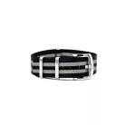 WB Original ultra prémium Nato óraszíj fekete/szürke, 22mm
