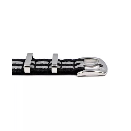 WB Original ultra prémium Nato óraszíj fekete/szürke, 22mm