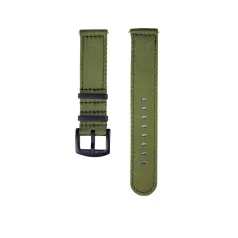   WB Original prémium kétrészes Nato óraszíj, katonai zöld, 22mm