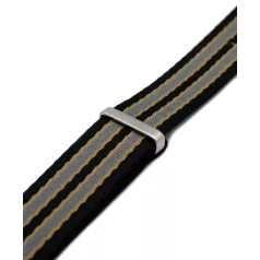   WB Original prémium Nato óraszíj fekete/bézs/szürke, 22mm