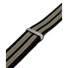 WB Original ultra prémium Nato óraszíj fekete/bézs/szürke, 20mm