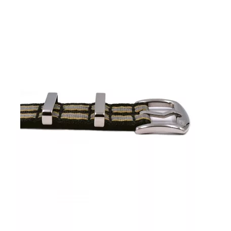 WB Original ultra prémium Nato óraszíj fekete/bézs/szürke, 20mm