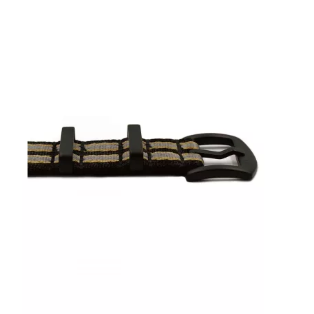 WB Original ultra prémium Nato óraszíj fekete/bézs/szürke, 22mm