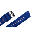 Edelwolle Scuba szilikon óraszíj, kék, 22mm