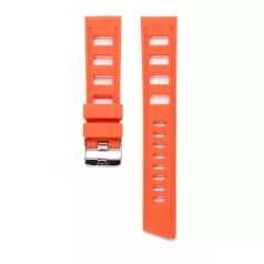 Edelwolle Scuba szilikon óraszíj, narancs, 22mm
