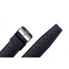 Edelwolle Tropical style szilikon óraszíj, fekete, 22mm