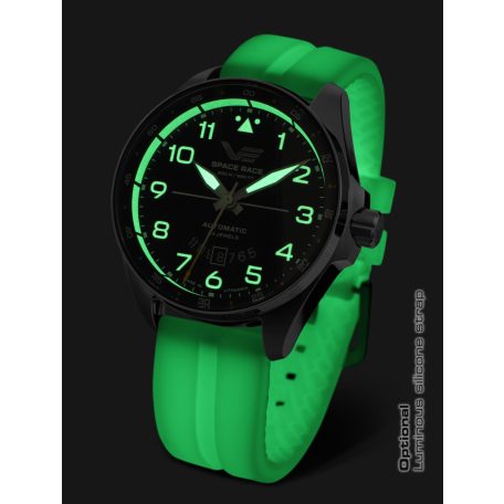 VOSTOK EUROPE LUME SZILIKONSZÍJ, FEHÉR (22mm)